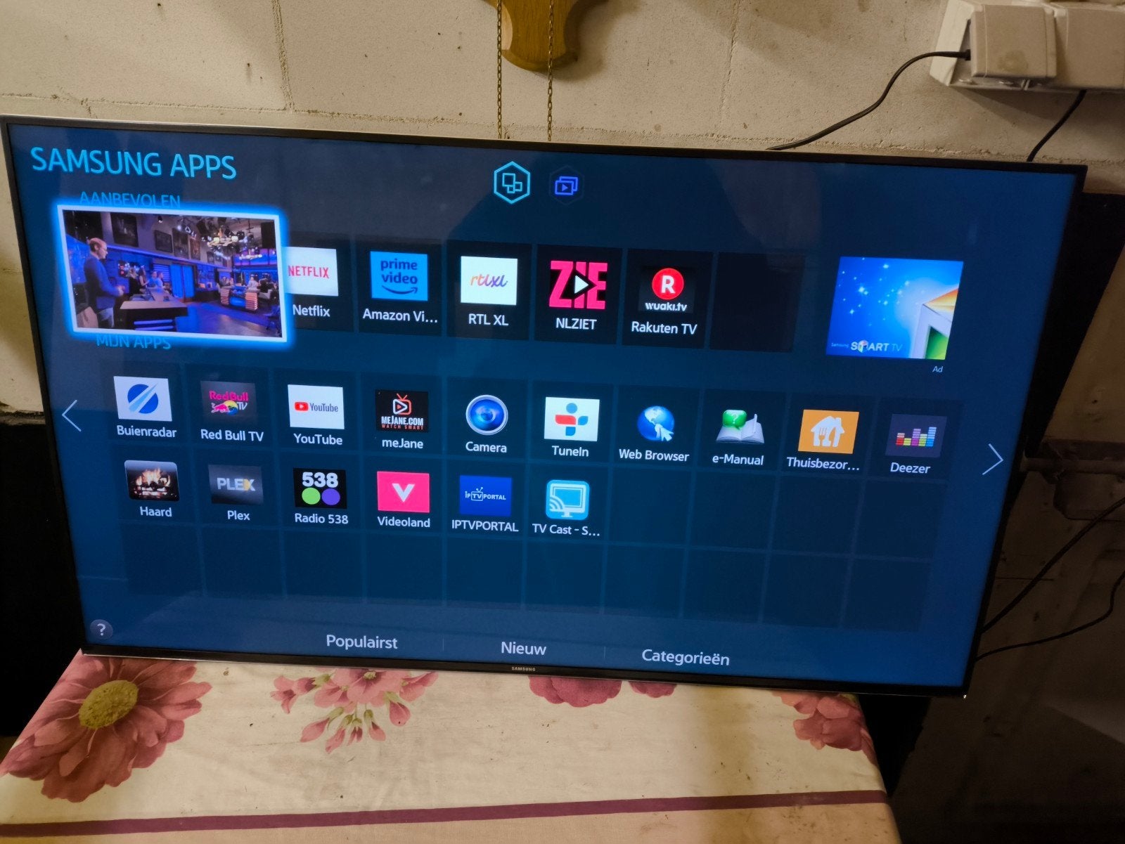 48 inch Samsung Smart LED tv, Ophalen, Zo goed als nieuw, 100 cm of meer, Samsung