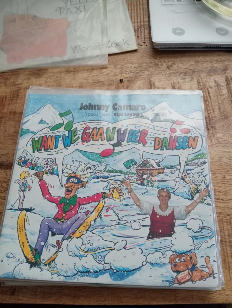 Johnny Camaro - want we gaan weer schaatsen, Ophalen of Verzenden, Zo goed als nieuw, Overige formaten, Levenslied of Smartlap