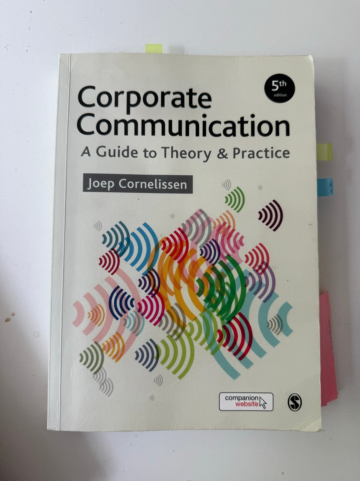 Corporate Communication - Joep Cornelissen (5e editie), Boeken, Studieboeken en Cursussen, Gelezen, HBO, Gamma, Ophalen of Verzenden