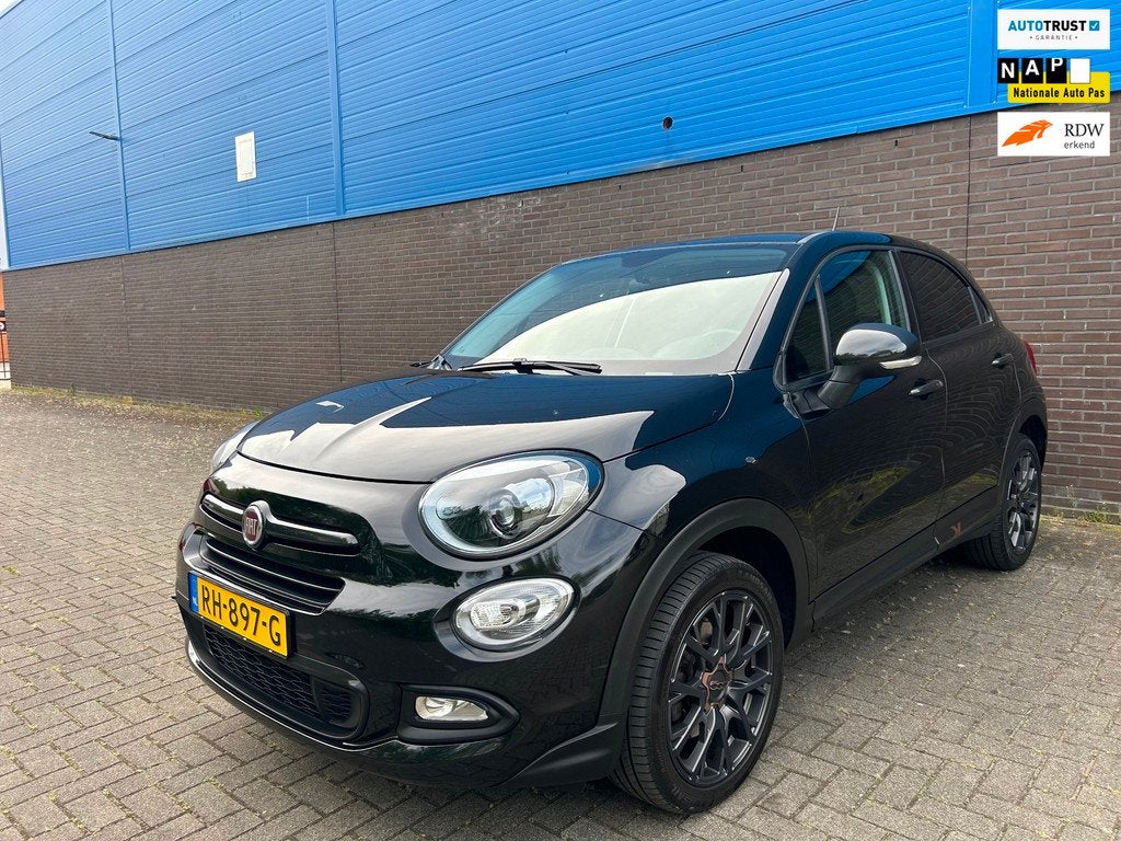 Fiat 500 X 1.4 Turbo MultiAir S-Design | Automaat | Cruise |, Auto's, Fiat, Gebruikt, 4 cilinders, Zwart, Origineel Nederlands