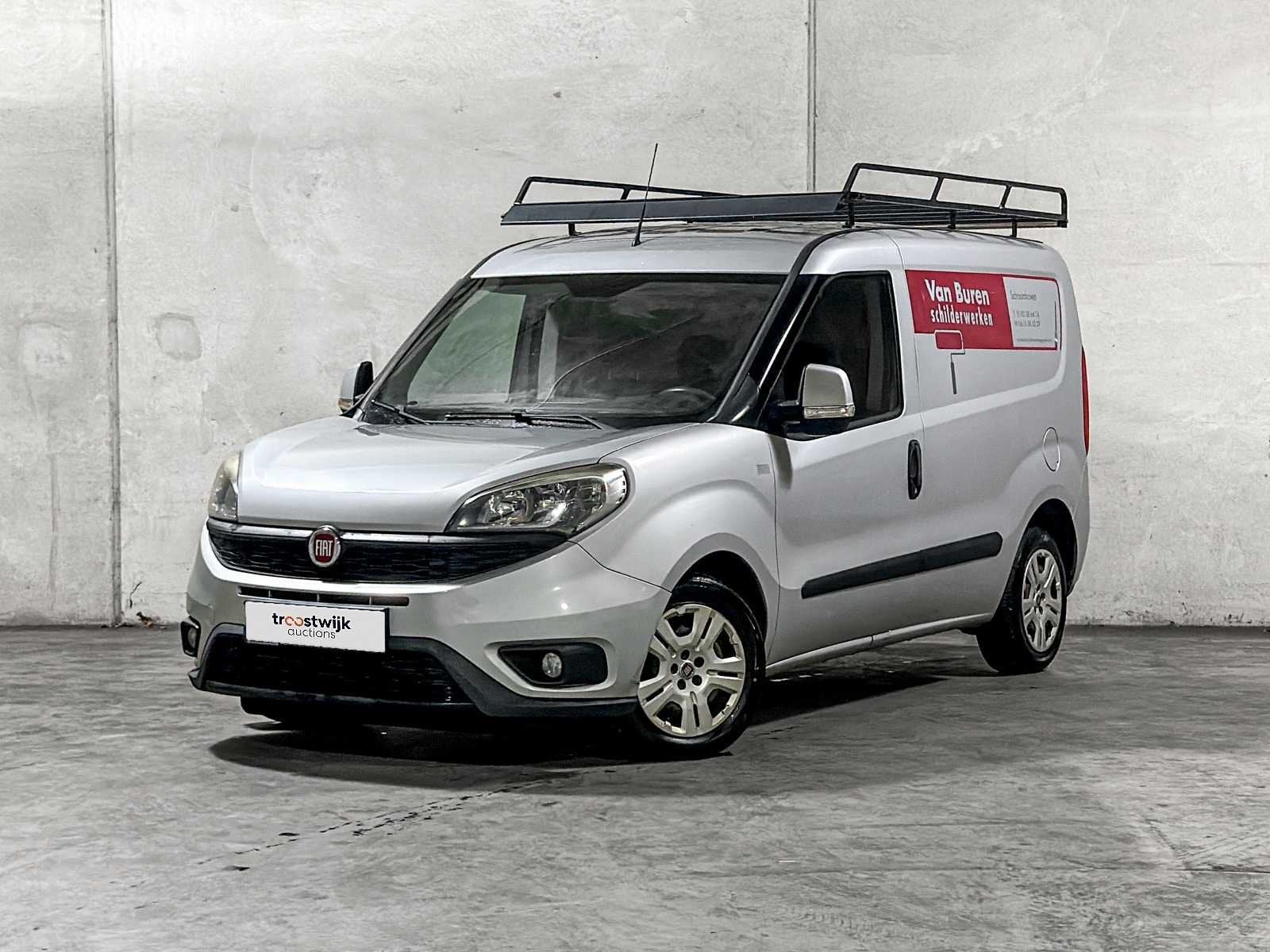 Fiat Doblò Cargo 1.6 MJ L1H2 SX 105pk 2016, V-026-BB, Auto's, Euro 5, Gebruikt, Bedrijf, Diesel