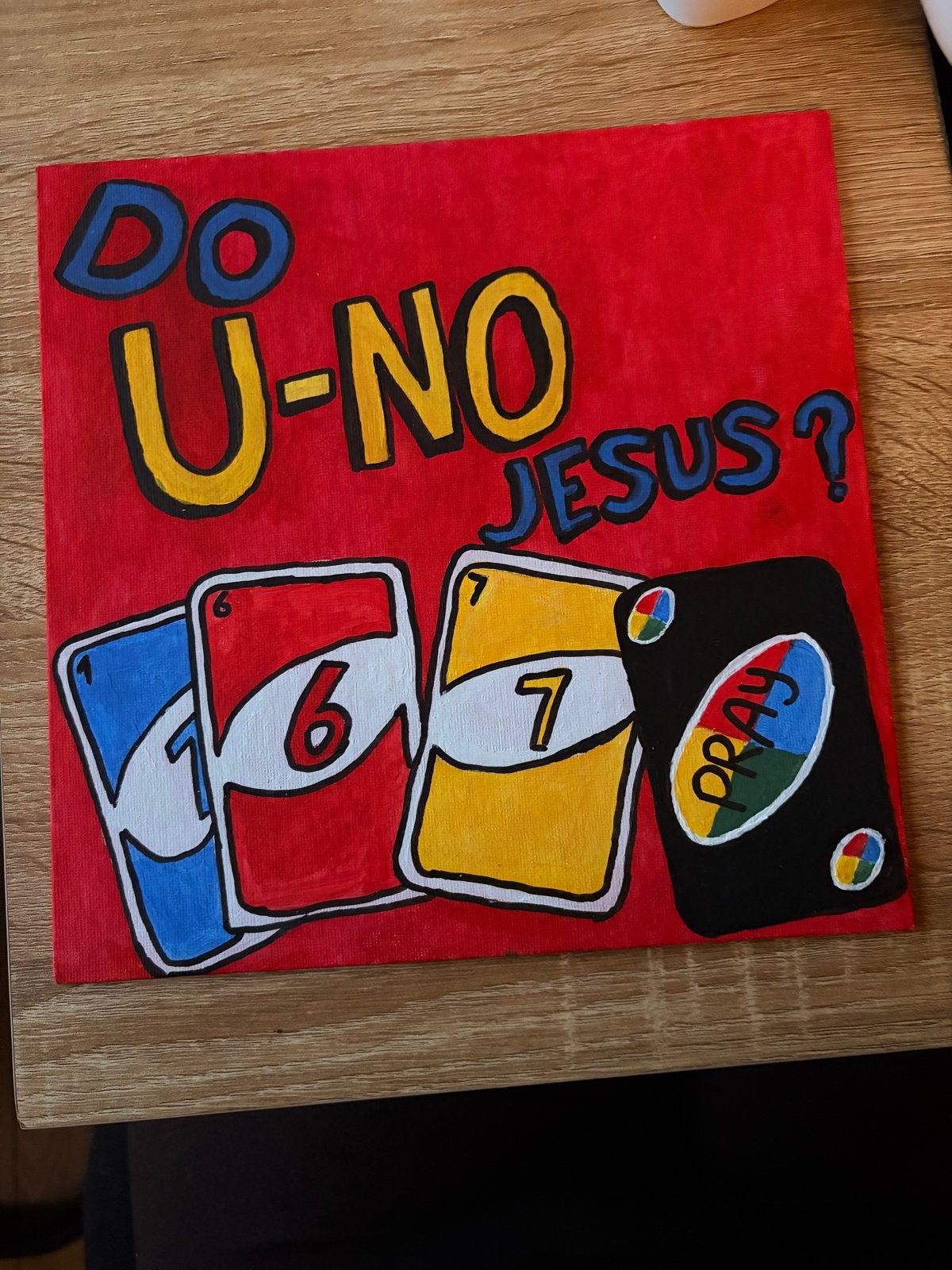 handgemaakt kunstwerk, Ophalen, Acrylverf, Overige stijlen, Doek