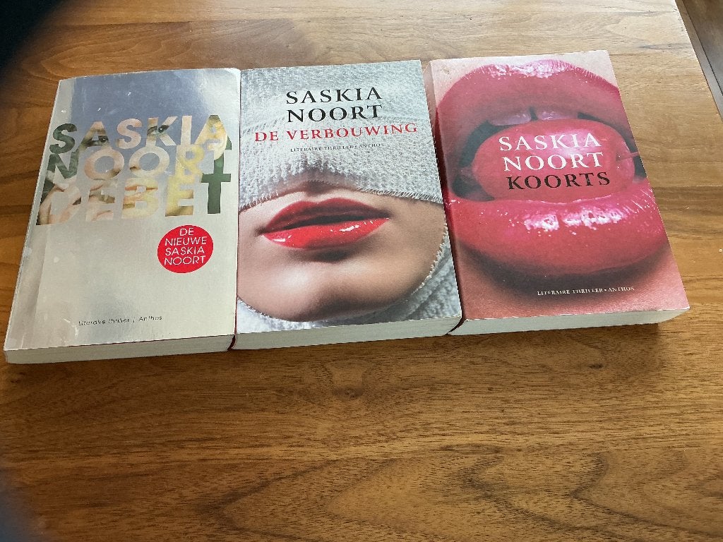 De verbouwing, Koorts, Debet., Ophalen, Zo goed als nieuw, Saskia Noort