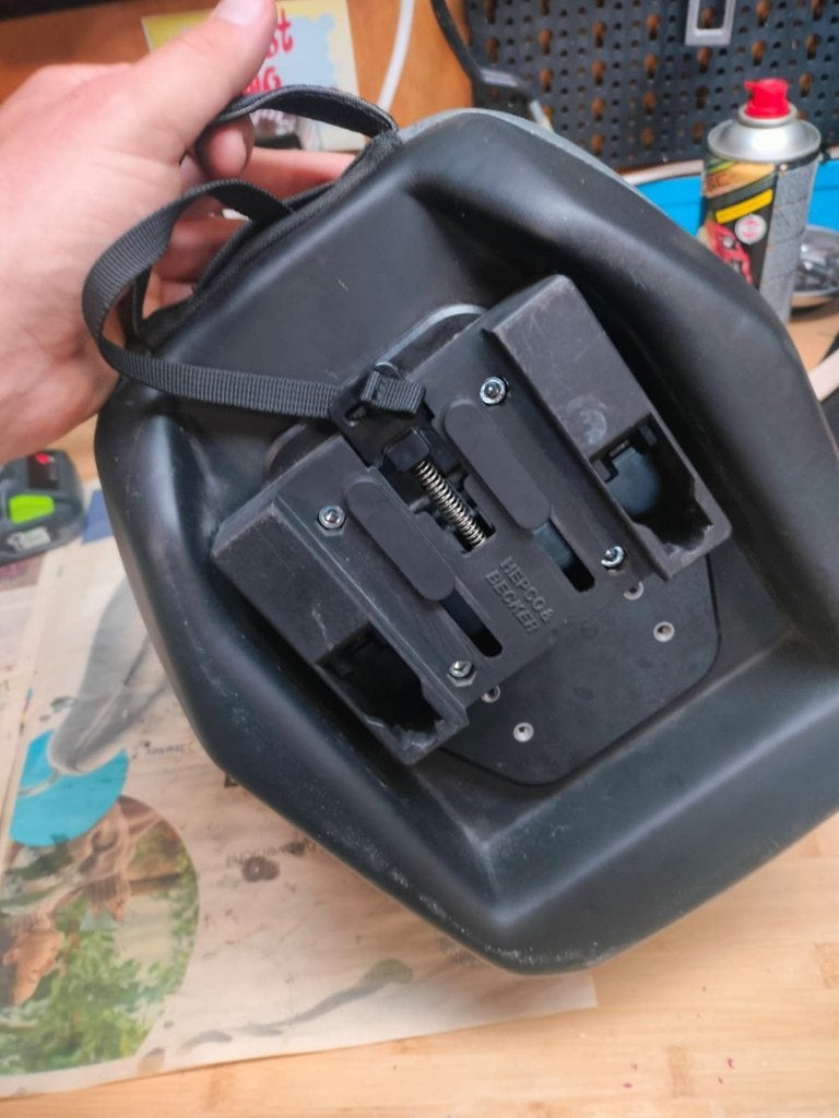Tanktas Hepco en Becker KTM 390/790/890 met tankring, Motoren, Ophalen of Verzenden, Zo goed als nieuw