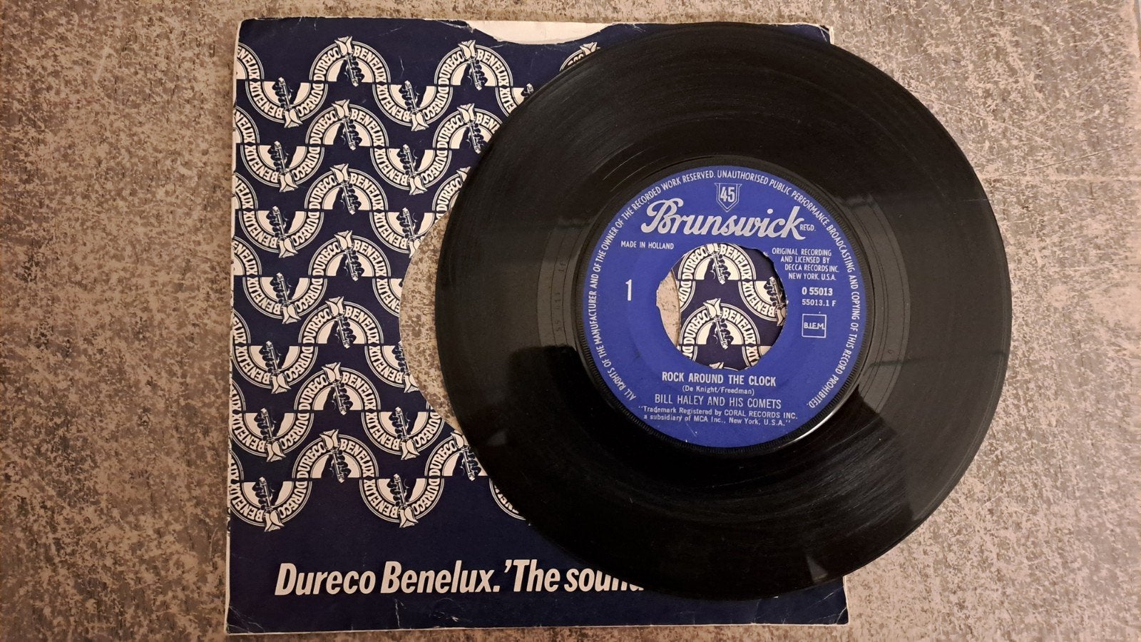 bill haley and his comets  - rock around the clock, Ophalen of Verzenden, Gebruikt, 7 inch, Pop