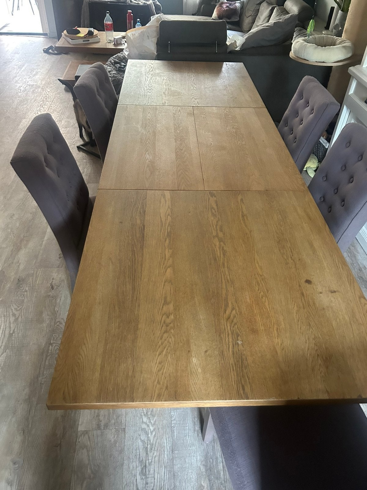 Eetkamer tafel uitschuifbaar, Huis en Inrichting, Tafels | Eettafels, Ophalen, 50 tot 100 cm, Zo goed als nieuw, 150 tot 200 cm