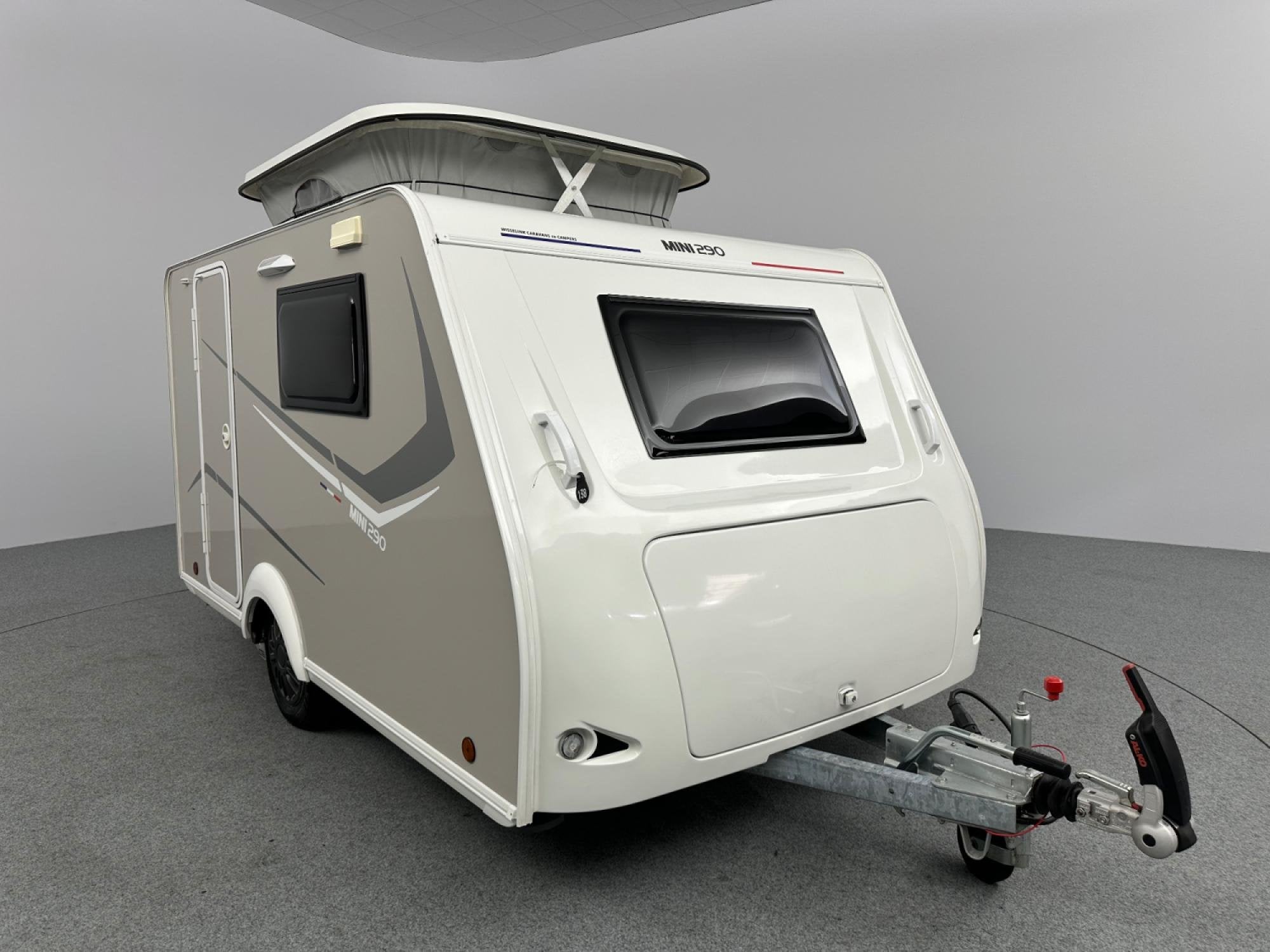 Trigano Mini Freestyle 290 Mover Accu voor eigen stroom, Caravans en Kamperen, Caravans, Trigano, Tot en met 2, Reservewiel, Bedrijf