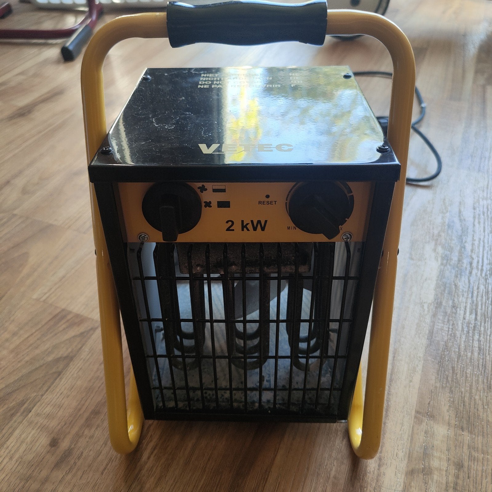 VETEC Elektrische Kachel 2 kW - Compact & Verplaatsbaar, Ophalen of Verzenden, Gebruikt