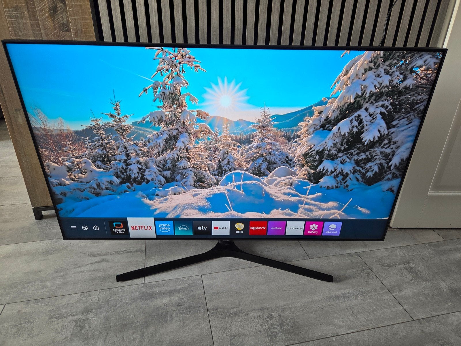 Samsung smart 4K tv  Ue43tu8500  43 inch, Ophalen, LED, Zo goed als nieuw, Samsung