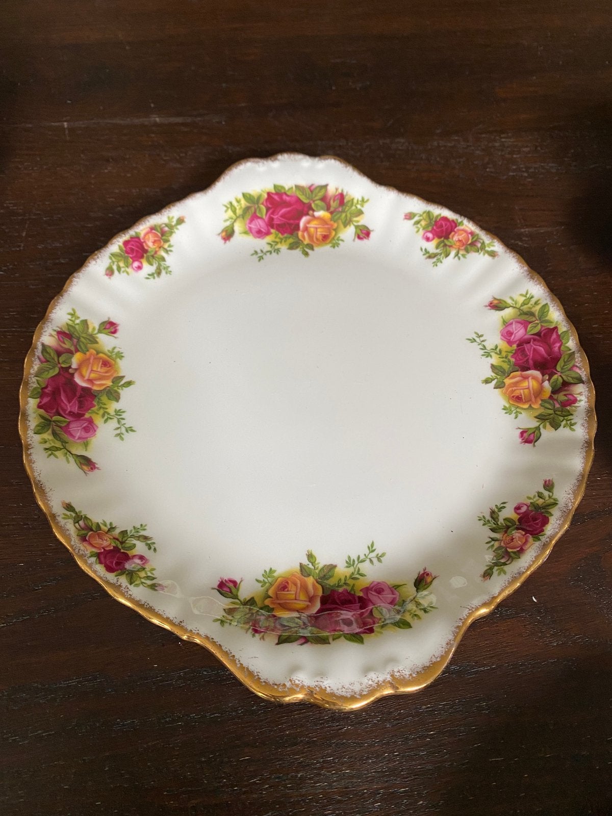 Old country roses - Royal Albert - schaal 23cm, Ophalen of Verzenden