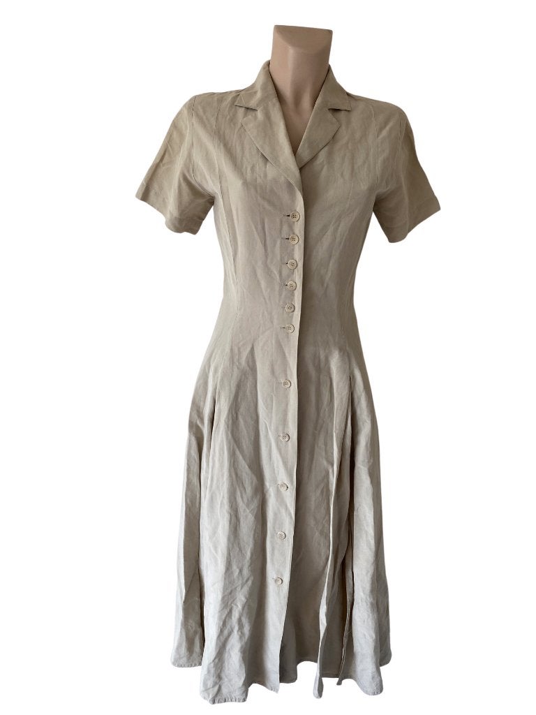 Marc Cain jurk S, Kleding | Dames, Beige, Ophalen of Verzenden, Zo goed als nieuw, Boven de knie