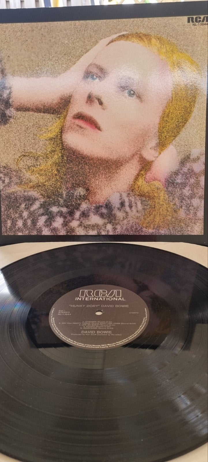 David Bowie - Hunky Dory (LP, RCA International NL 13844), Ophalen of Verzenden, Gebruikt, 12 inch