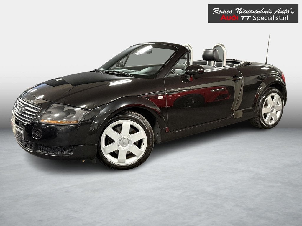 Audi TT Roadster 1.8 5V Turbo quattro 180pk Nieuwe Kap, TT, Zwart, 4 cilinders, Cabriolet