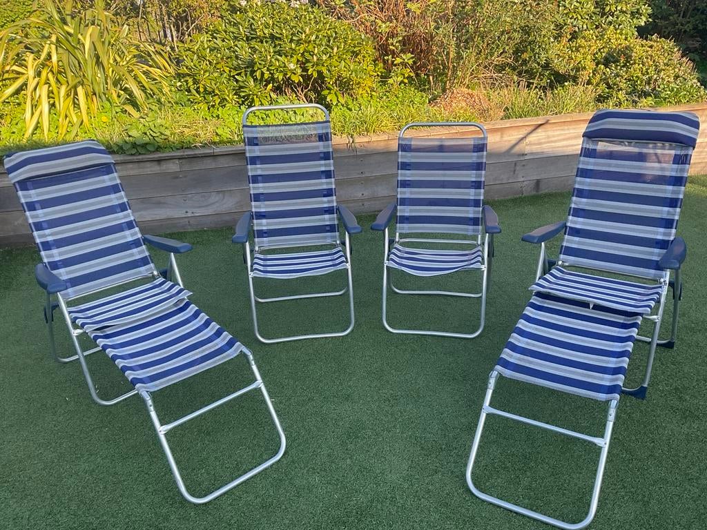 Set Crespo stoelen, Caravans en Kamperen, Kampeermeubelen, Ophalen, Campingstoel