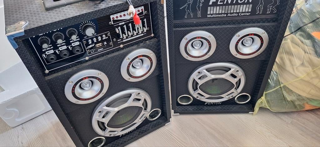Fenton KA-06 Actieve Speaker Set - Ideaal voor Feestjes, Audio, Tv en Foto, Luidsprekers, Overige typen, Zo goed als nieuw, 120 watt of meer