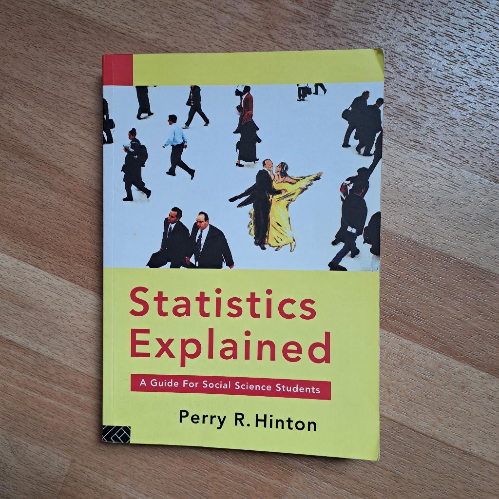 Statistics Explained by Perry R. Hinton, Boeken, Studieboeken en Cursussen, Ophalen, Perry R. HInton, Beta, WO