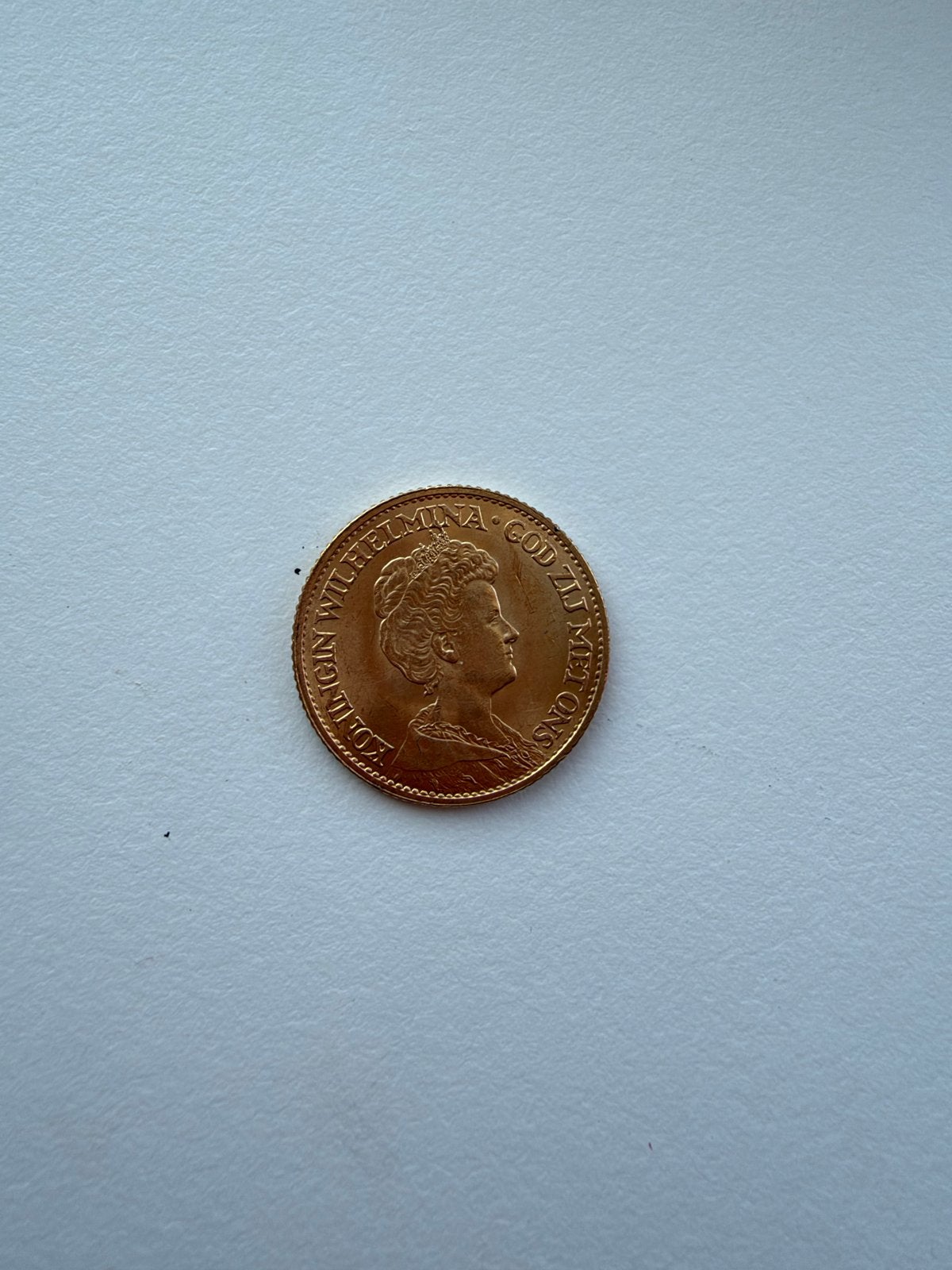 Gouden Tientje 1912 Wilhelmina, Koningin Wilhelmina, Losse munt, 10 gulden, Goud