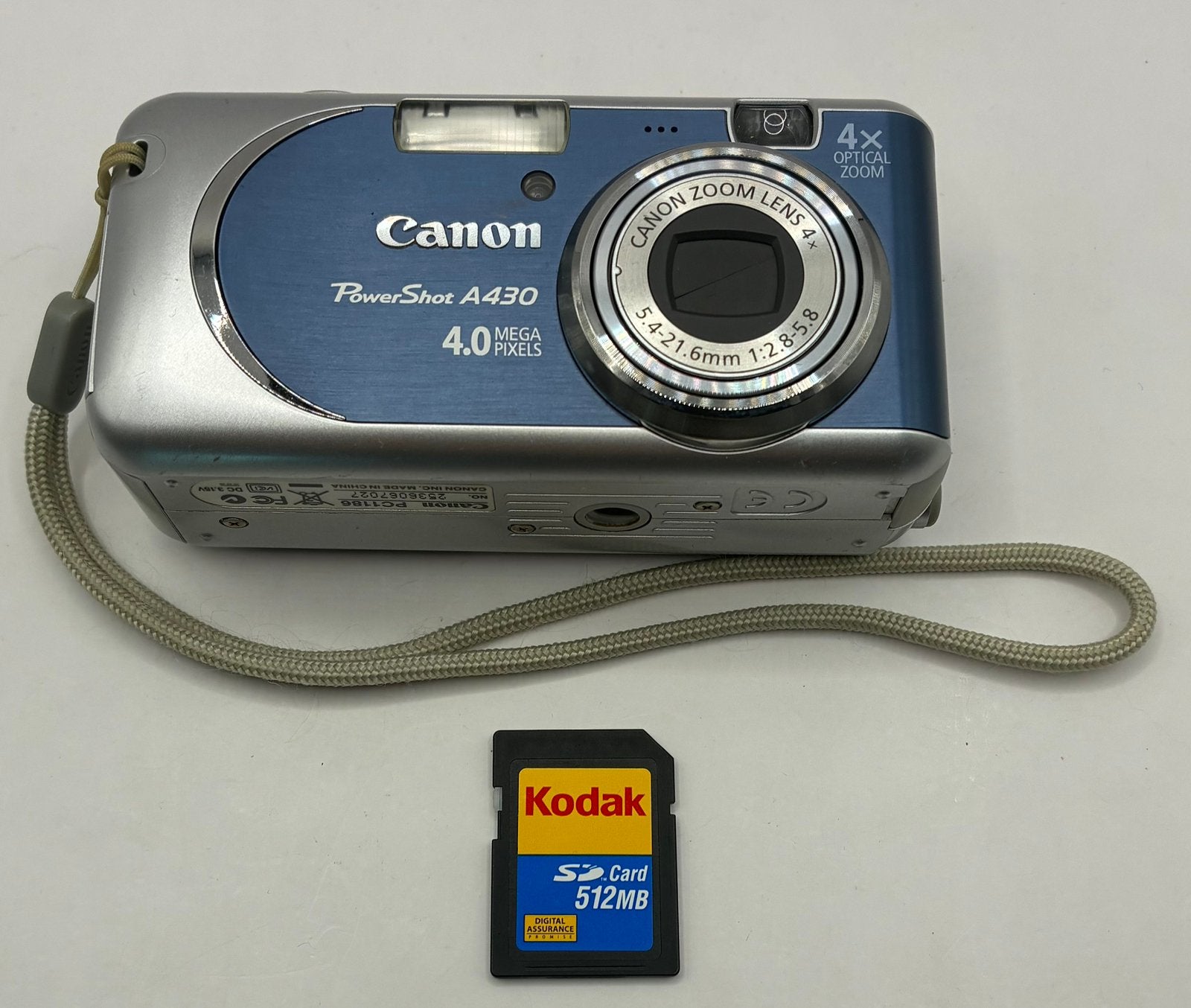 Canon PowerShot A430 - compact camera, Audio, Tv en Foto, Fotocamera's Digitaal, Ophalen of Verzenden, Zo goed als nieuw, Canon