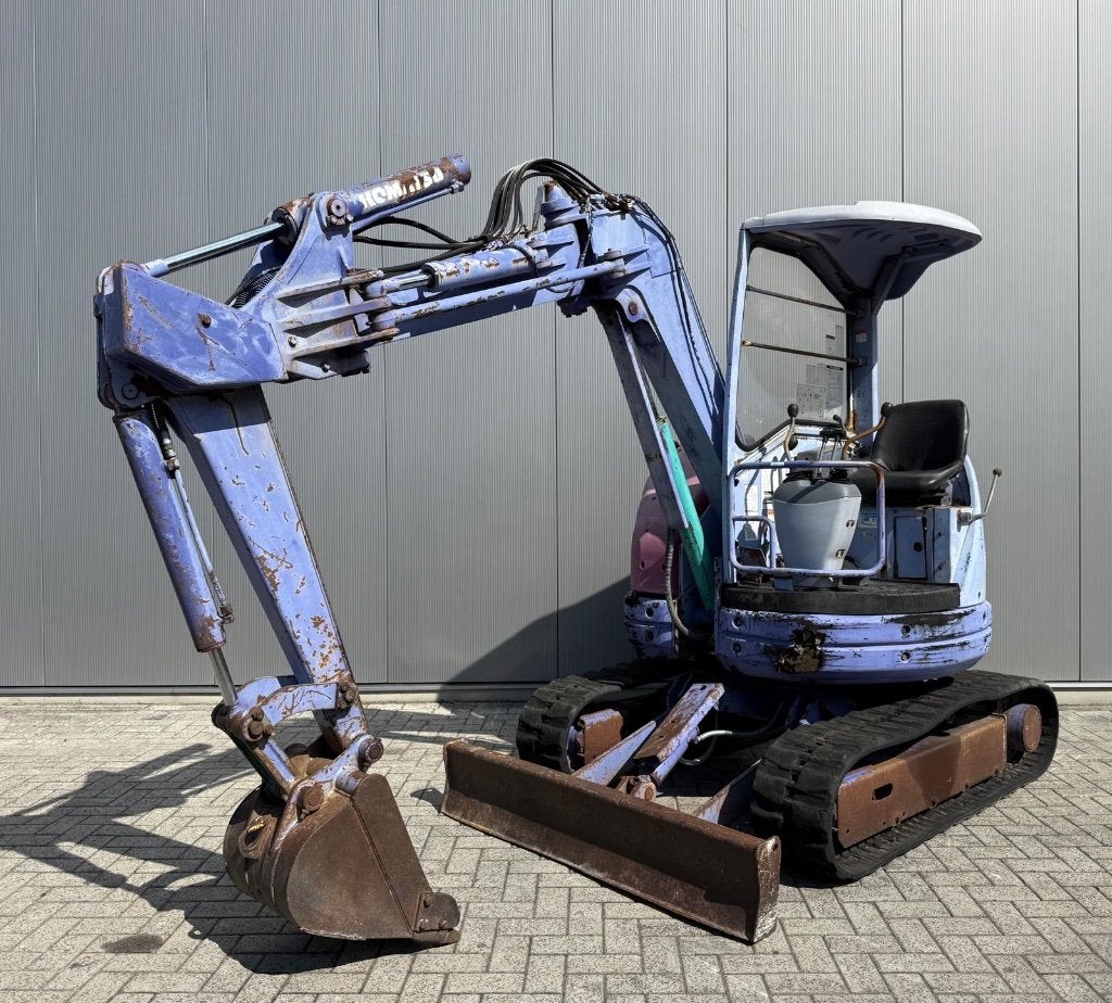 Komatsu PC28 minigraver - 2000KG - Binnendraaier, Ophalen, Graafmachine