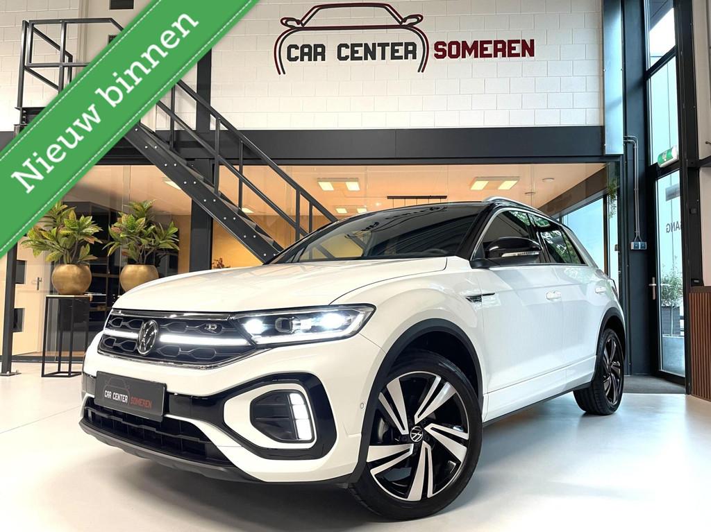 Volkswagen T-Roc 1.5 TSI R-Line Business+/ Cam/ Keyless/ IQ, 1498 cc, Zwart, 4 cilinders, Wit