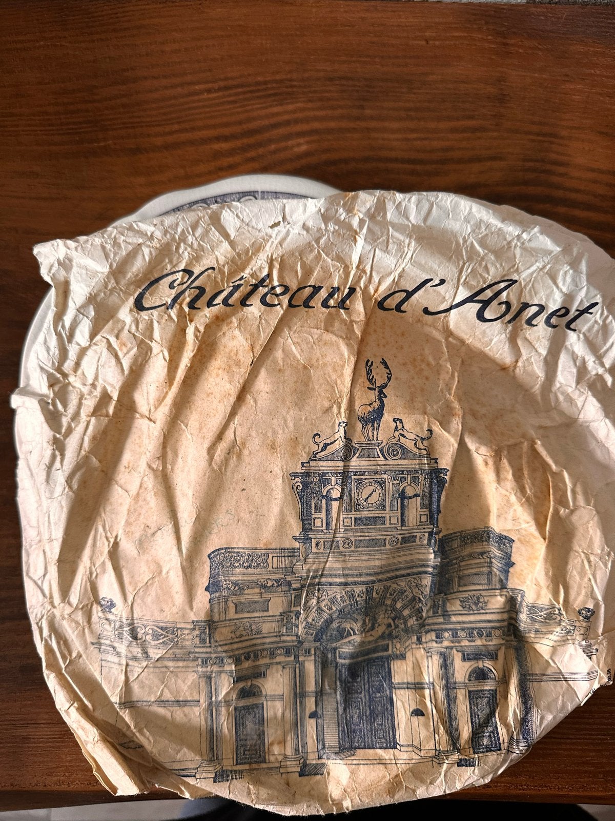 Gien France "Château d'Anet" decoratief bord, Ophalen of Verzenden