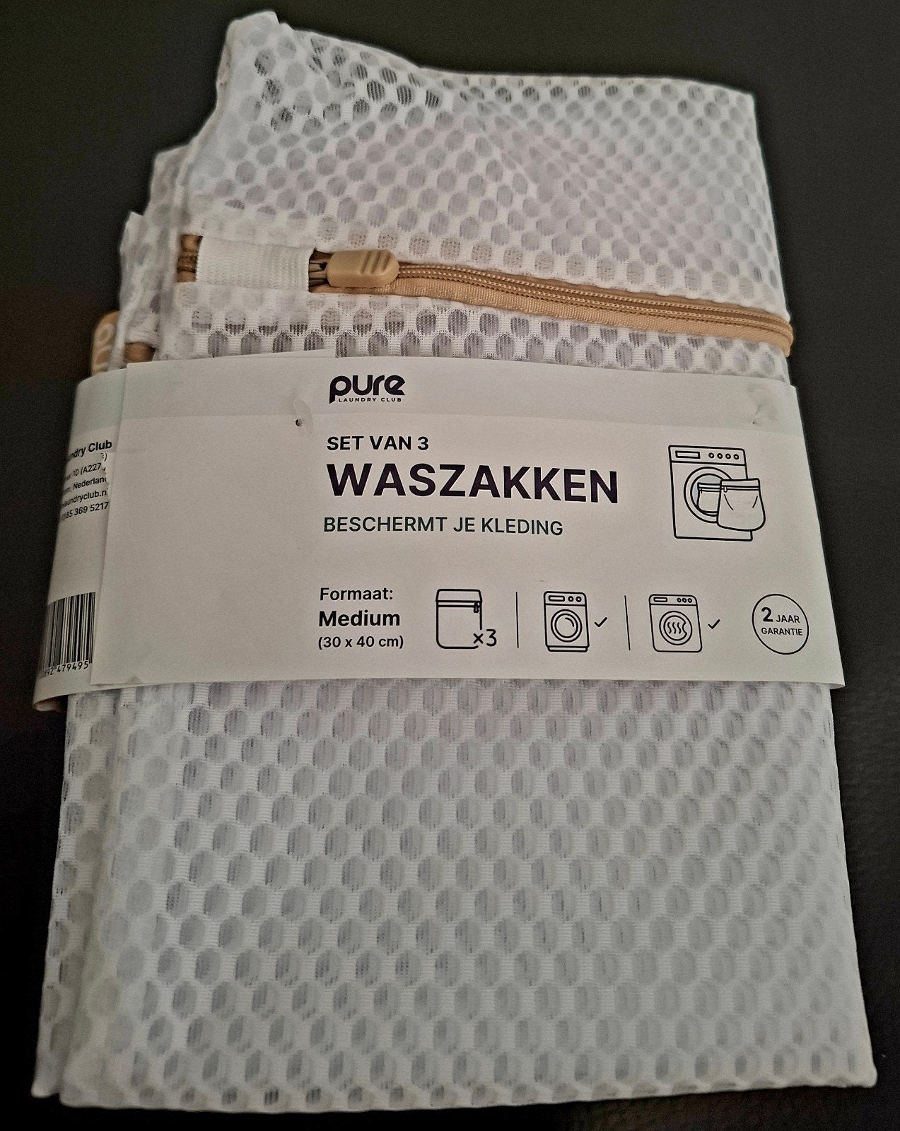 Pure Laundry Club Waszakken Set - Medium (30x40 cm), Ophalen, Nieuw