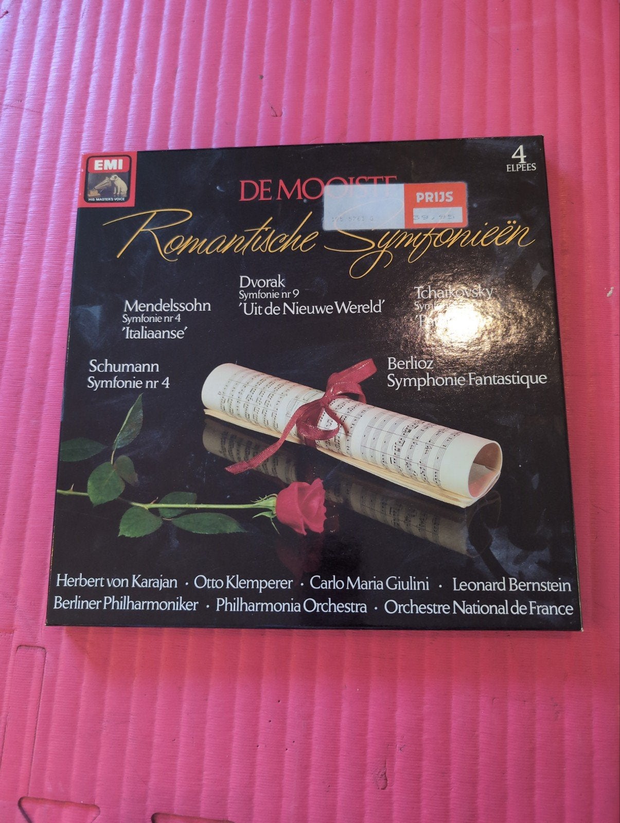 De Mooiste Romantische Symfonieën - 4 LP Boxset, Cd's en Dvd's, Boxset, Gebruikt, Symfonie, Romantiek