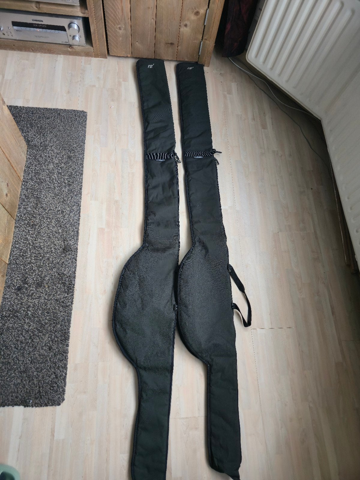 2 x Chub 12ft single rod sleeve foudraal karperhengels, Ophalen of Verzenden, Zo goed als nieuw, Overige typen