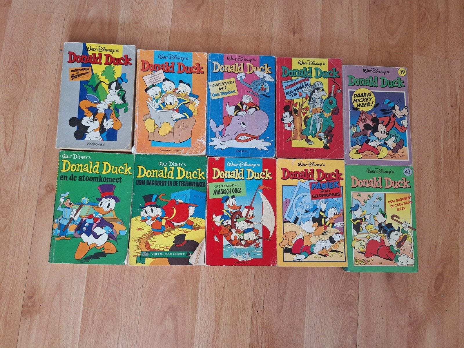10 verschillende Donald Duck pockets, Meerdere stripboeken, Ophalen, Gelezen