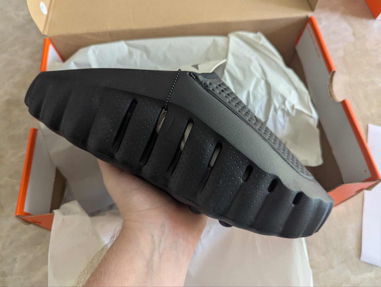 Nike Mind 001 Triple Black Maat 44 - Nieuw in doos, Slippers, Zwart, Nike, Nieuw