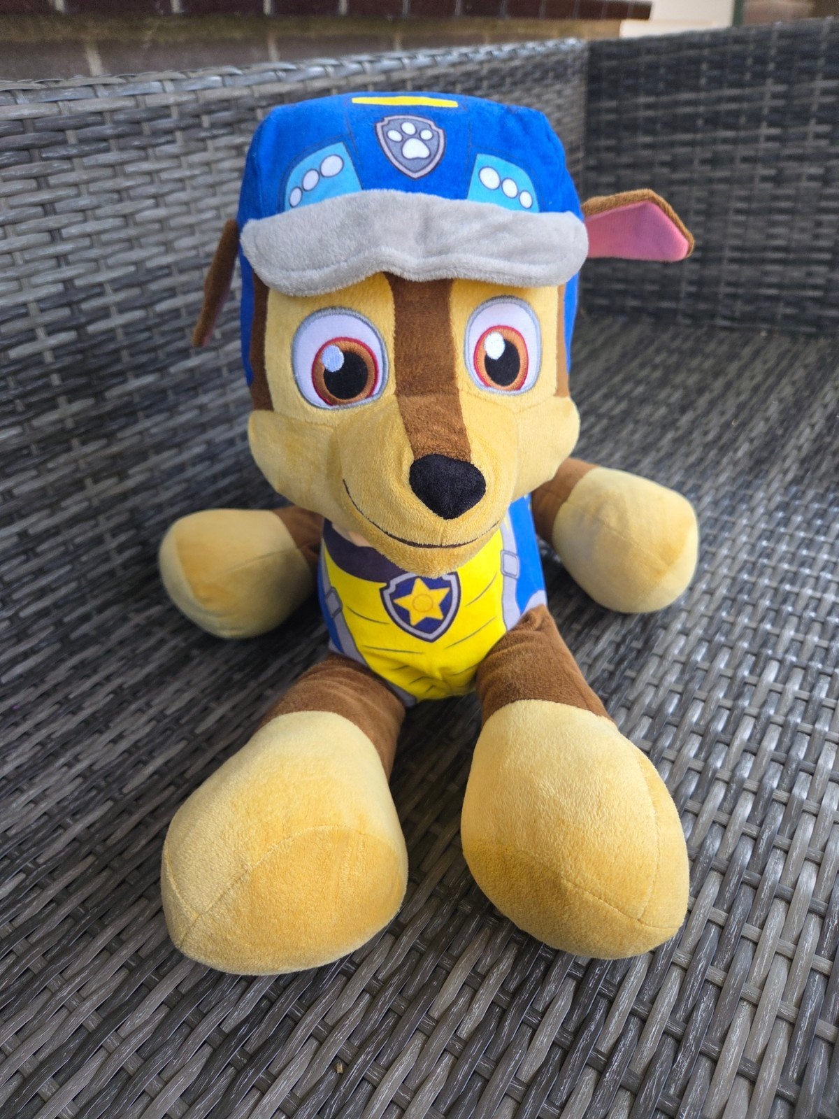Paw Patrol Chase knuffel groot +- 45 cm Nickelodeon, Kinderen en Baby's, Speelgoed | Knuffels en Pluche, Overige merken, Zo goed als nieuw