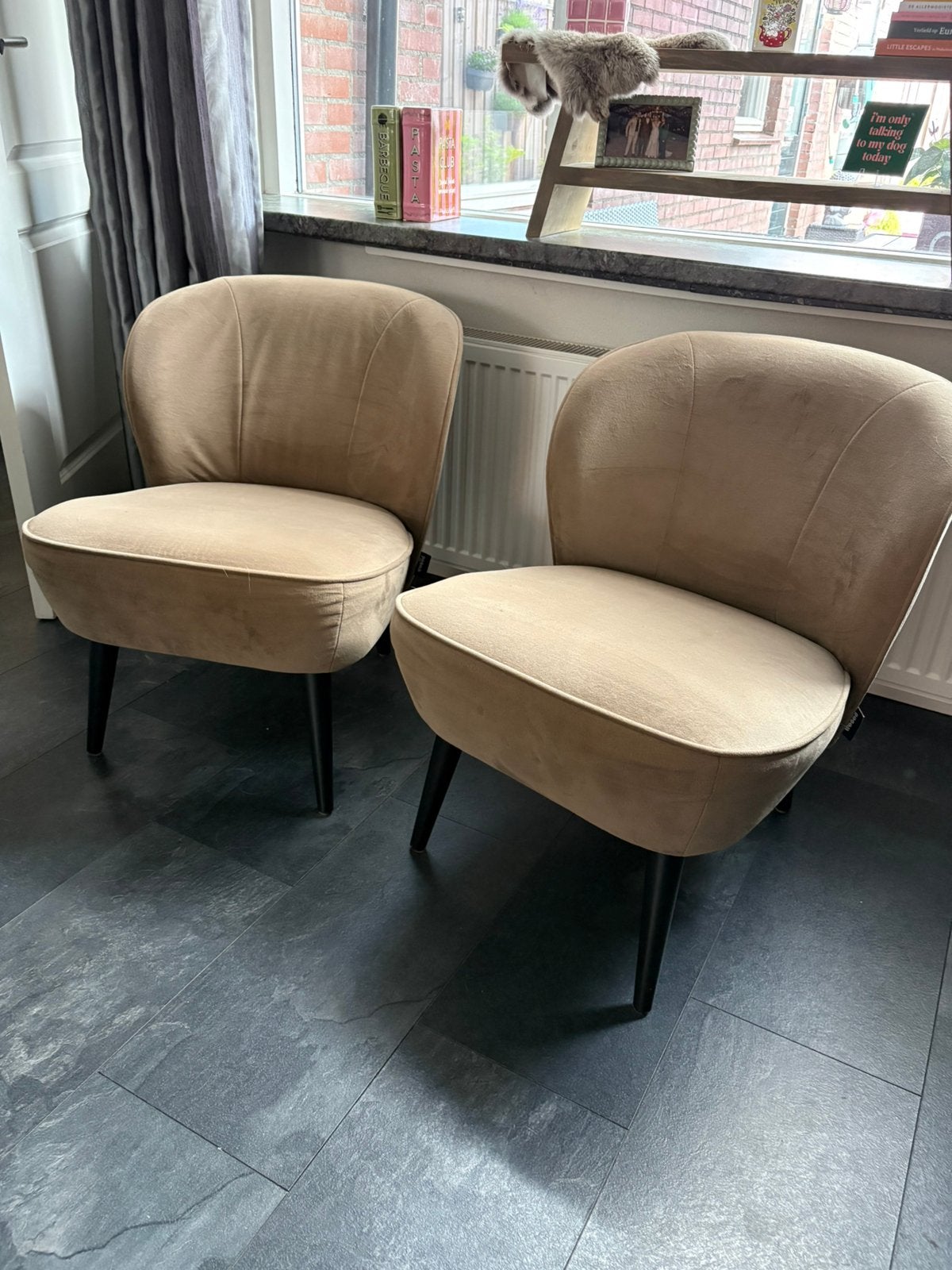 Prachtige stoelen van WOOOD, Ophalen, Zo goed als nieuw, Twee