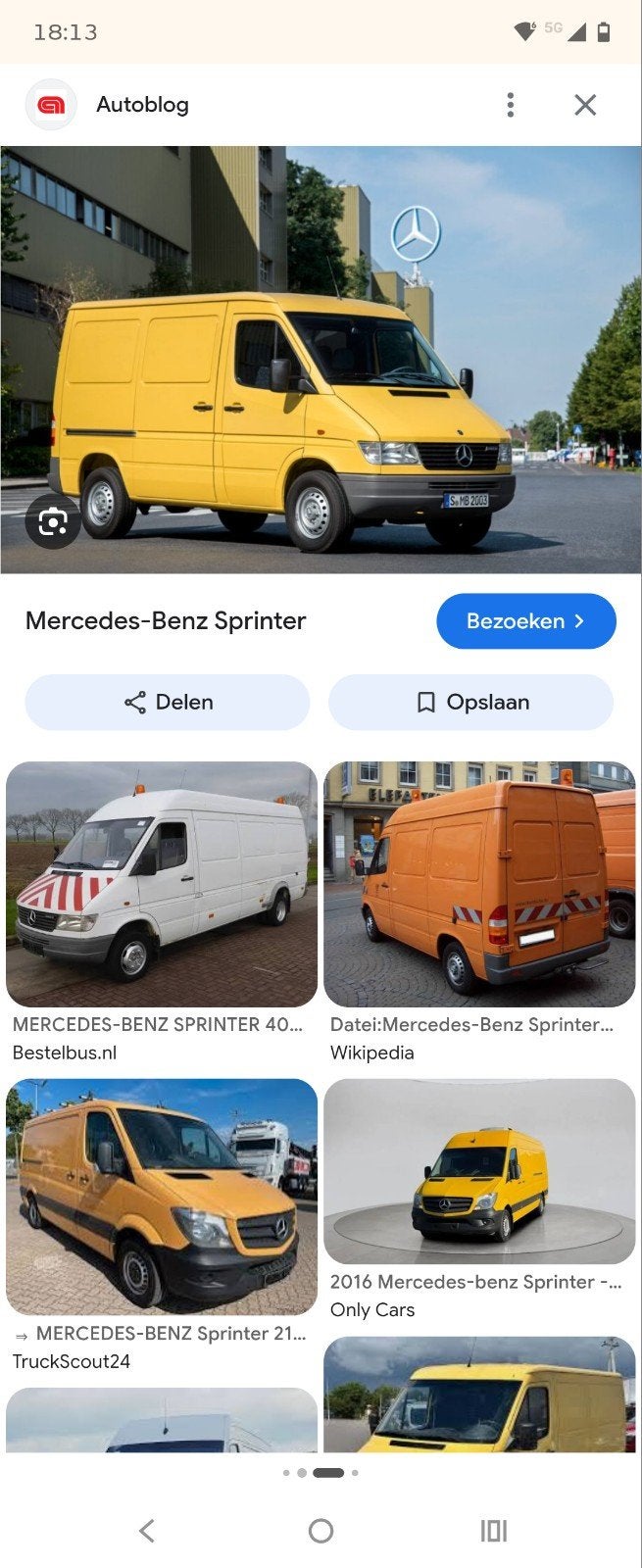 gezocht Mercedes Sprinter op huurkoop, Ophalen