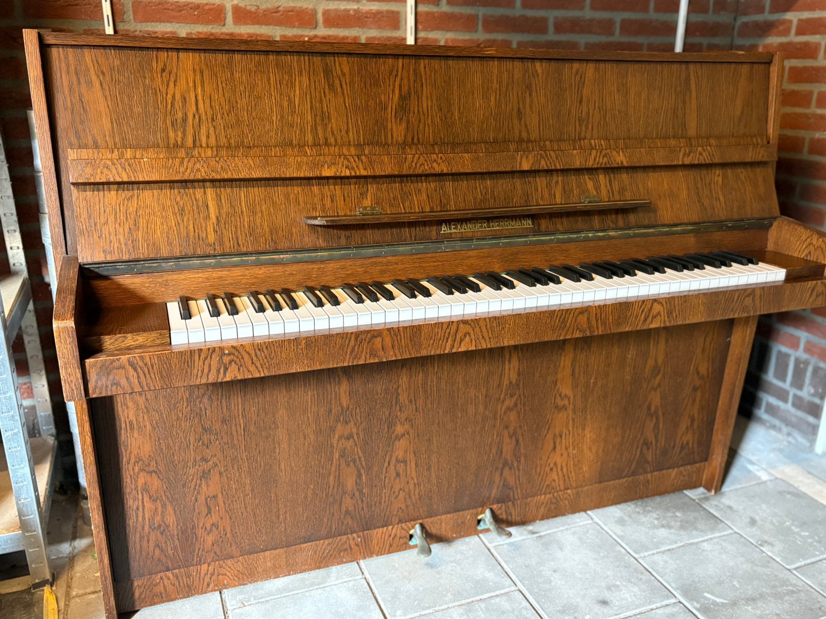 Piano Alexander Herman, Muziek en Instrumenten, Ophalen, Zo goed als nieuw