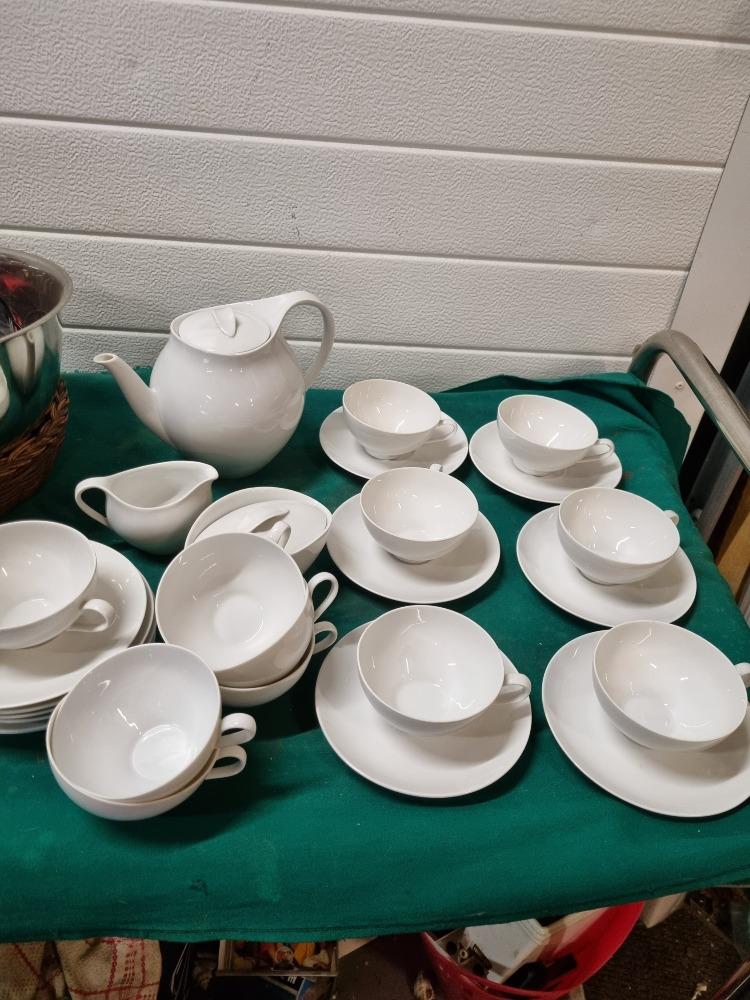 theeservies wit eschenbach bavaria 12 pers, Huis en Inrichting, Keuken | Servies, Ophalen of Verzenden, 'T Olde Gre-j, Info@toldegrej.nl