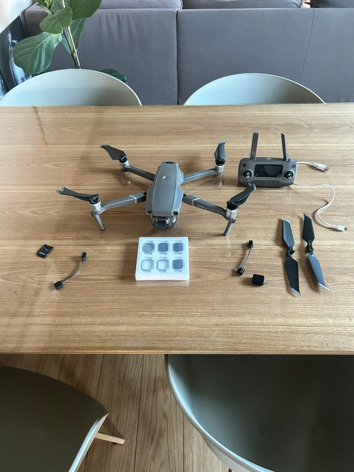 DJI Mavic 2 Pro, Audio, Tv en Foto, Drones, Gebruikt, Cameradrone, Topkwaliteit, DJI, 15 tot 30 minuten, 1 tot 5 kilometer, Bediening via smartphone