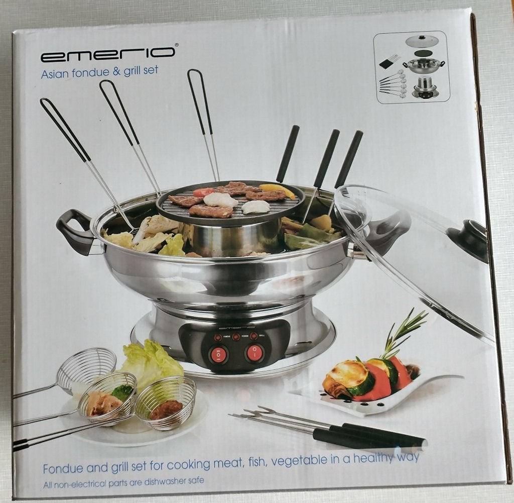 Chinese hotpot - Chinese fondueset - elektrisch, Witgoed en Apparatuur, Fonduesets, Ophalen, Zo goed als nieuw, Elektrisch, Fondueset