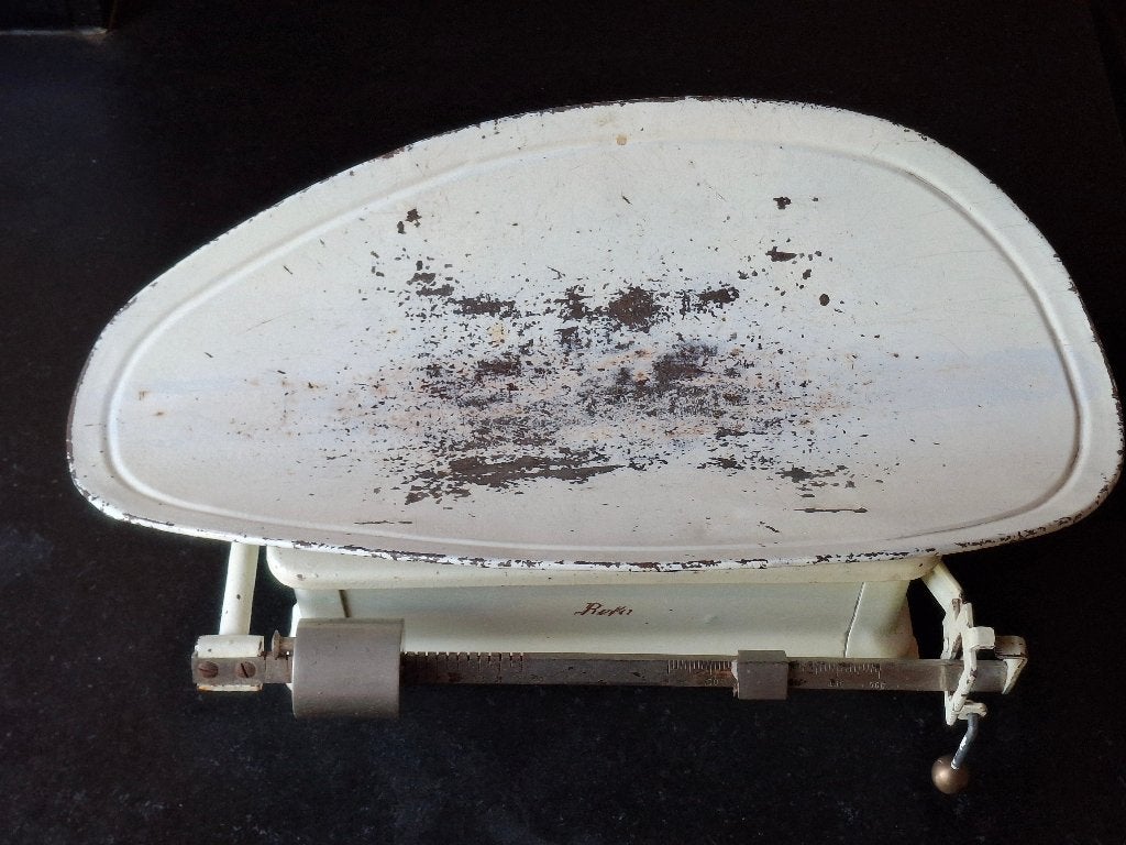 Weegschaal (vintage), Kinderen en Baby's, Ophalen, Gebruikt