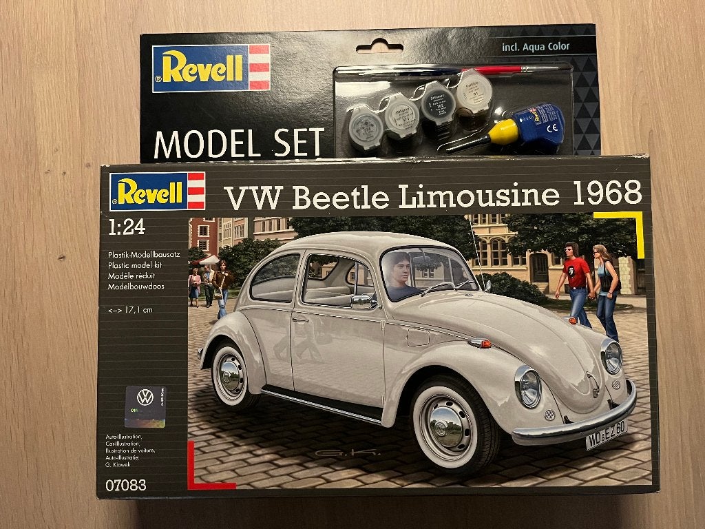 Revell VW Beetle Limousine 1968 1/24, Auto, Revell, Groter dan 1:32, Nieuw