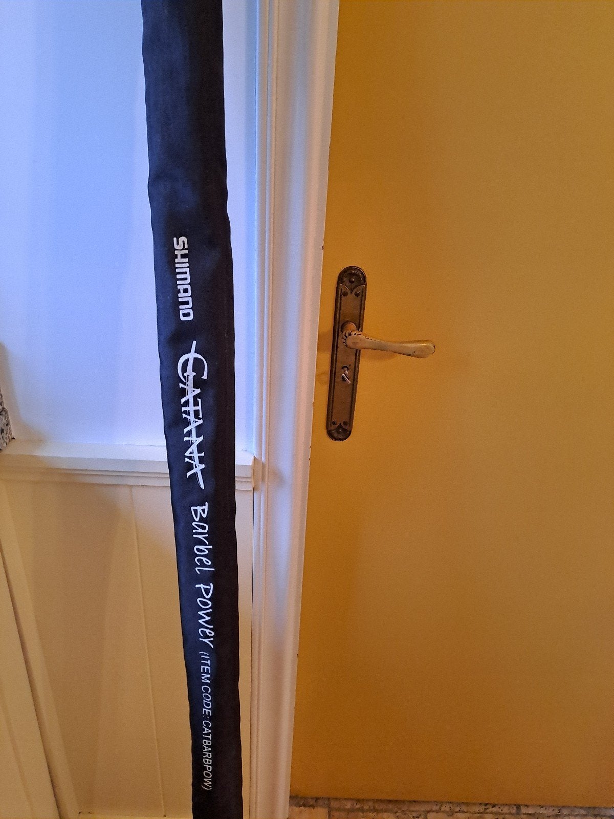 vishengel shimano catana barbel power en 6 vismolens, Ophalen, Werphengel