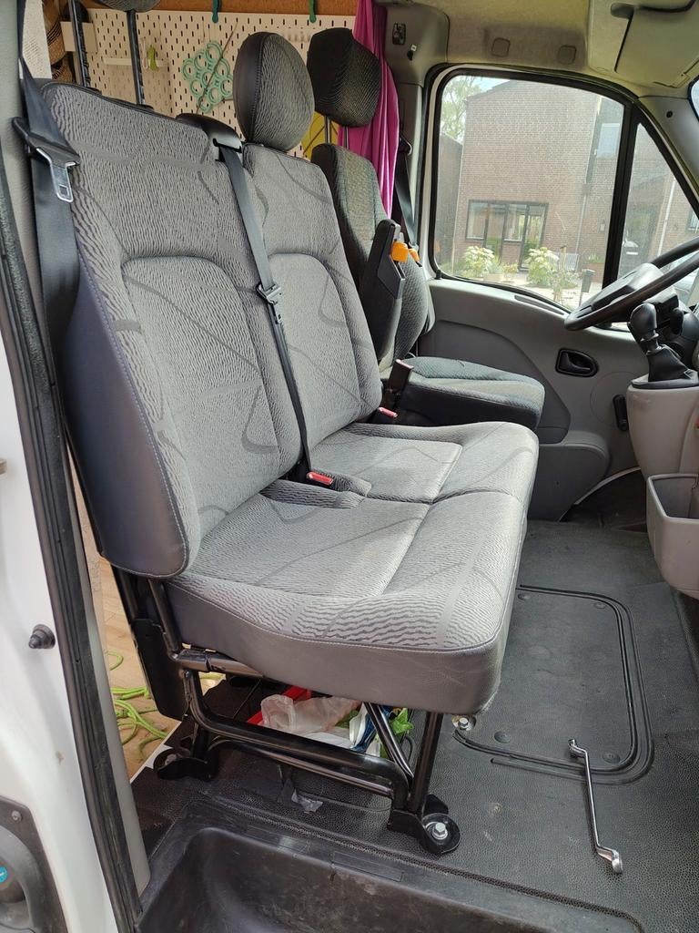 Dubbele bijrijdersbank Renault Master / Opel Movano, Ophalen, Gebruikt, Renault