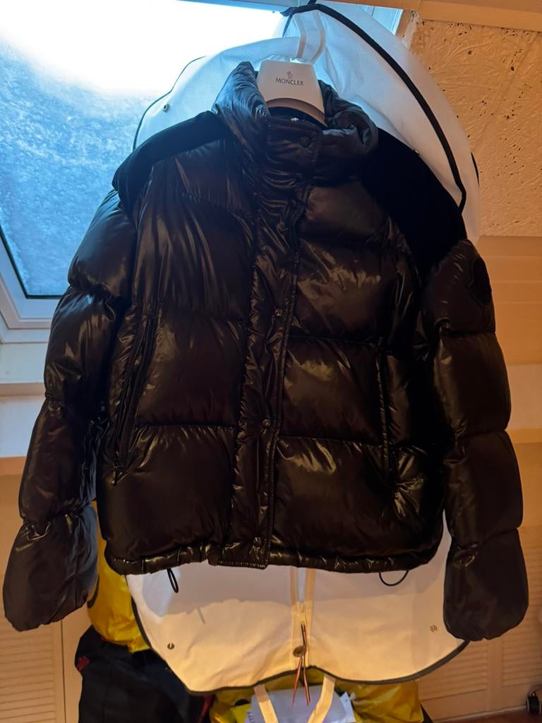 Moncler jas, Kleding | Heren, Jassen | Winter, Ophalen, Zo goed als nieuw, Zwart