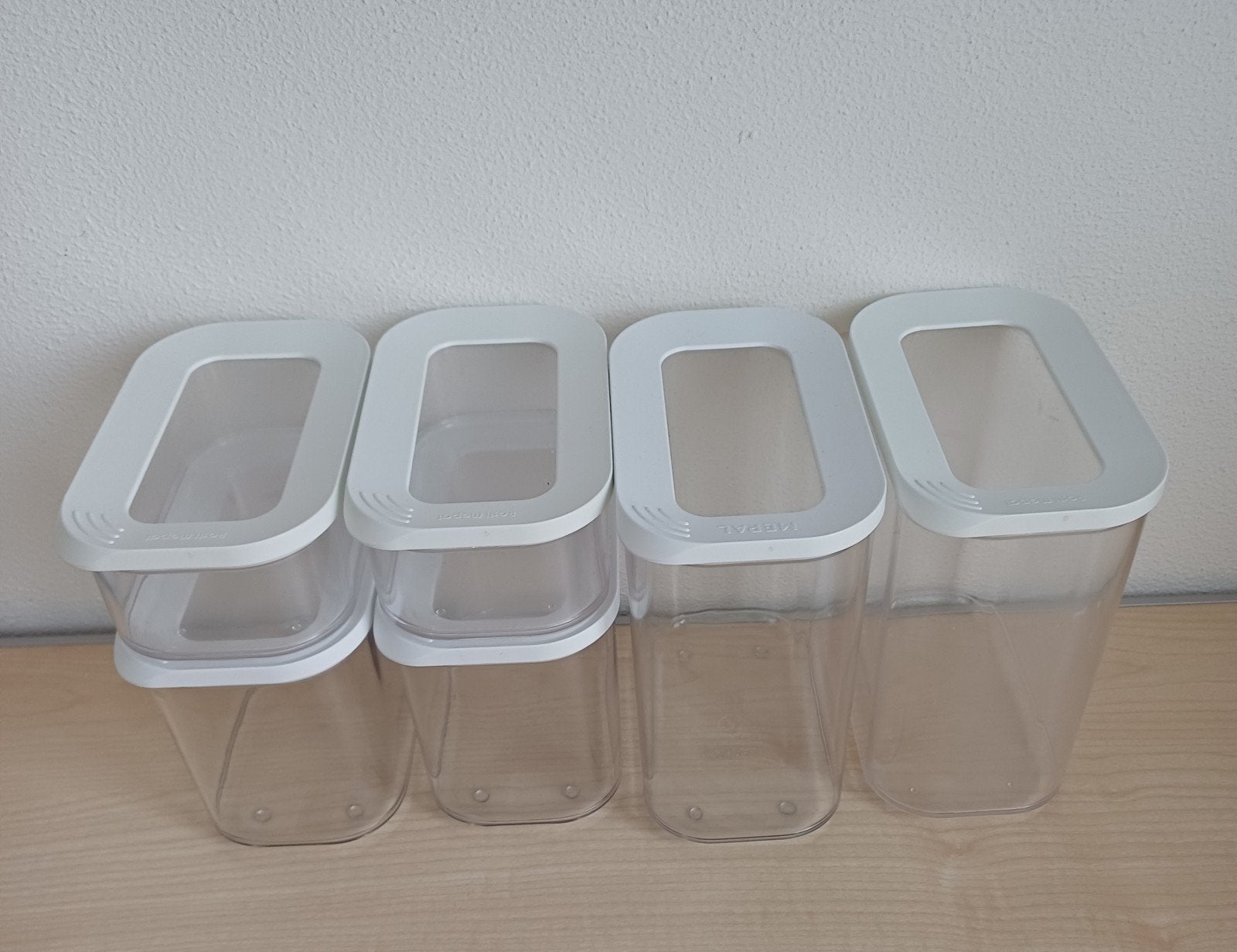 6 Mepal bewaardozen Modula.
Met doorzichtige deksels, Ophalen of Verzenden