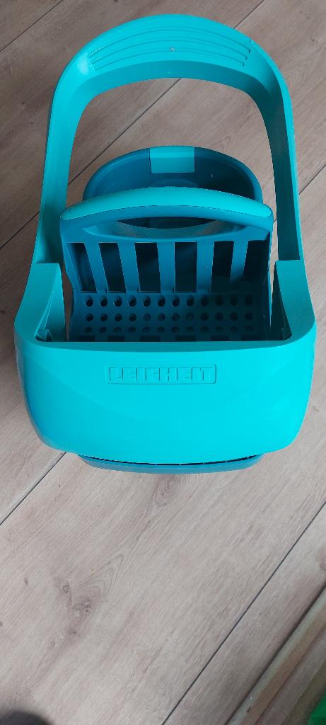 Leifheit profi emmer met pers 8 ltr, Ophalen, Zo goed als nieuw, Blauw