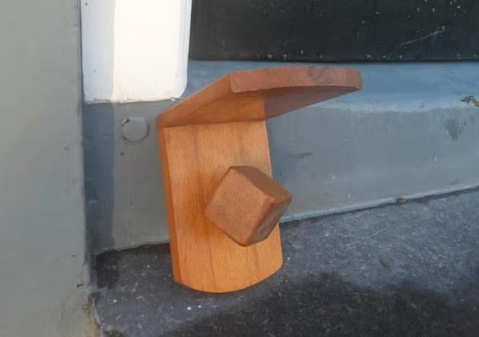 Houten wandconsole wandplankje muurplankje wandschapje, Ophalen of Verzenden, Gebruikt