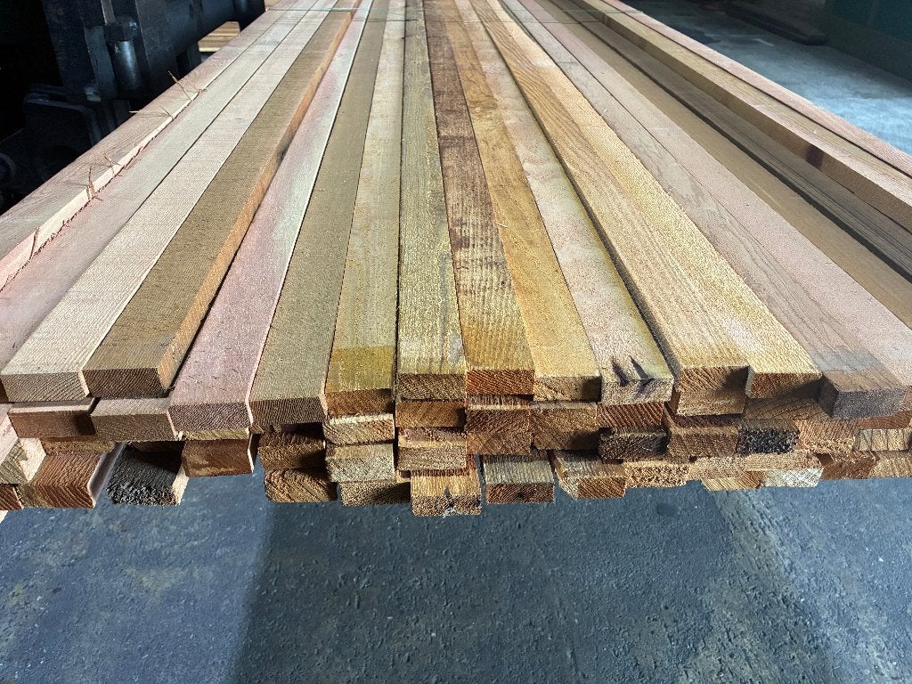 Latten-rhombus- open geveldelen–Western Red Cedar-22x46mm, Ophalen, Planken, Nieuw, Hardhout