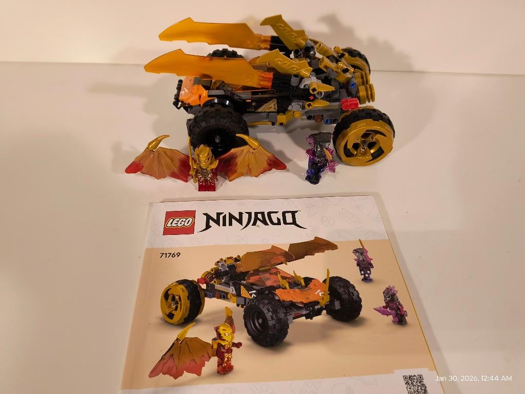 LEGO Ninjago 71769 Cole's Dragon Cruiser, Ophalen of Verzenden, Zo goed als nieuw, Complete set, Lego