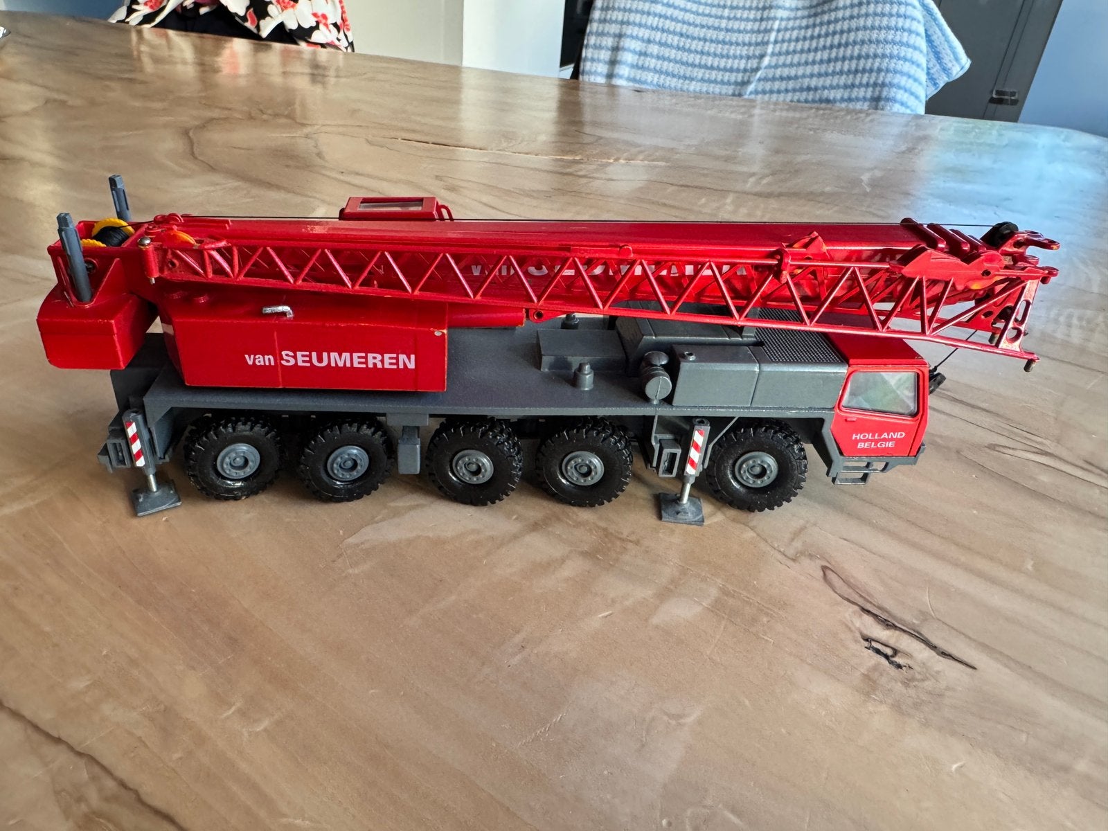 Liebherr LTM1100/1 van Seumeren, Hobby en Vrije tijd, Ophalen of Verzenden, Zo goed als nieuw, Hijskraan, Tractor of Landbouw