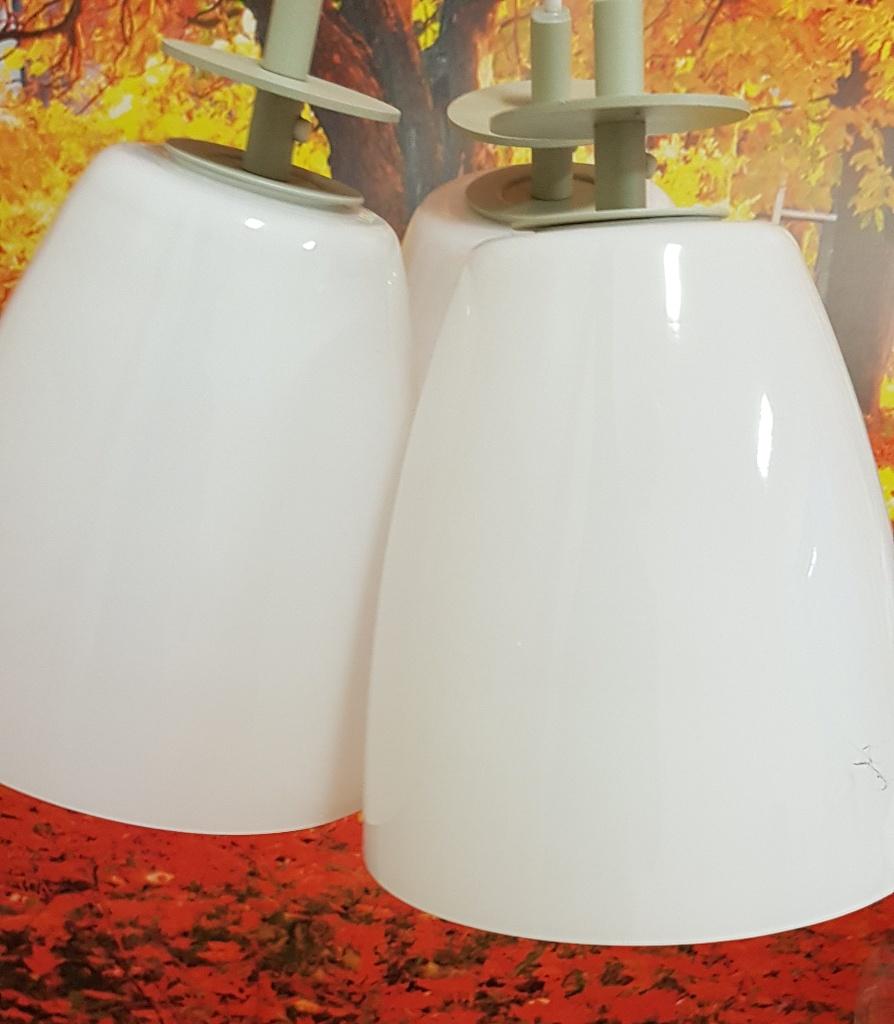 Ikea hanglampen trio, Ophalen, Gebruikt, Glas, Modern