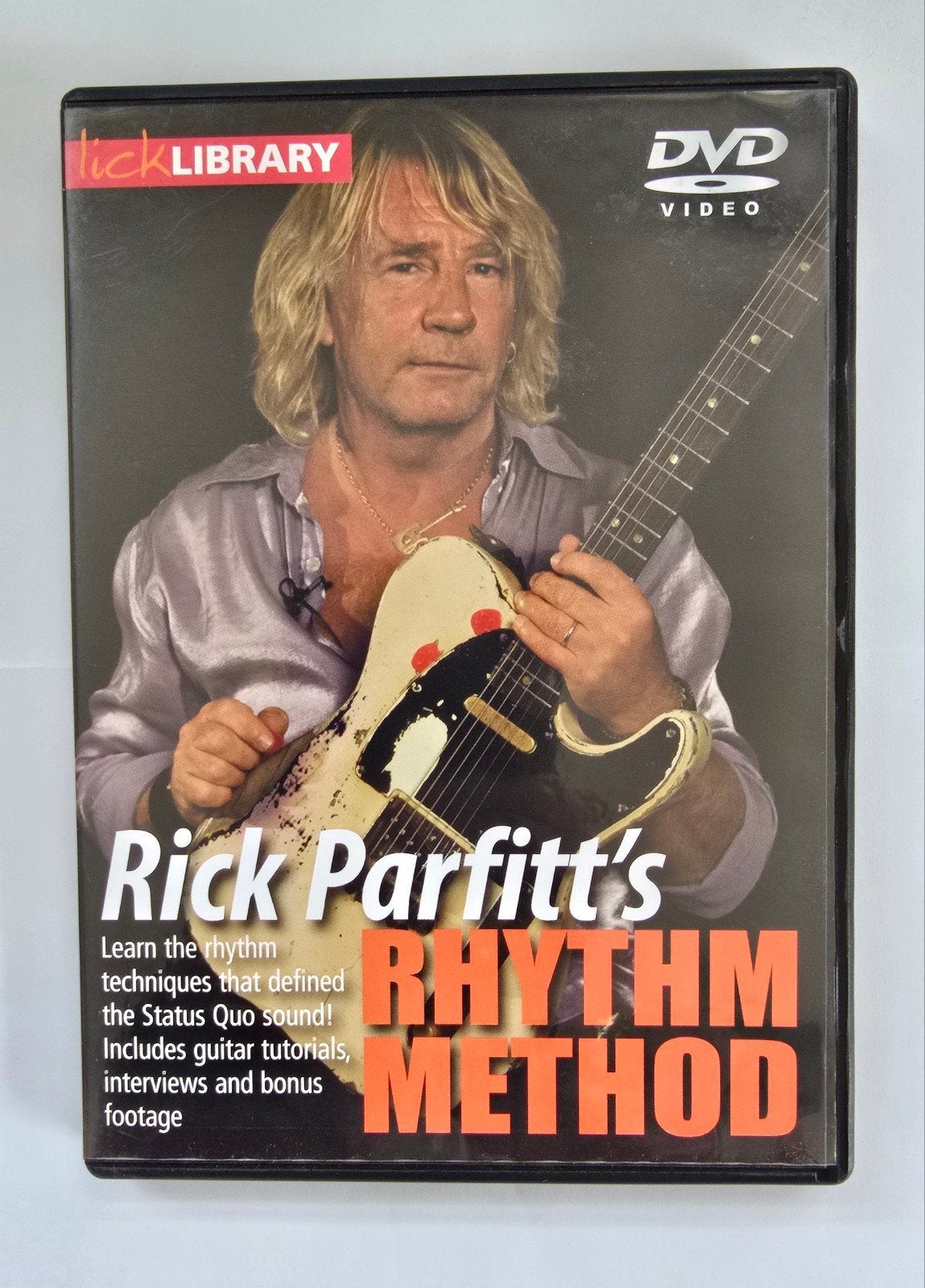 Lick Library – Rick Parfitt's Rhythm Method DVD (Status Quo), Cd's en Dvd's, Alle leeftijden, Ophalen of Verzenden, Zo goed als nieuw